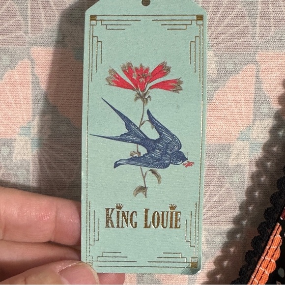 New with tags. King Louie size large Cross Dress Libellule Black. Office, date - Picture 8 of 8